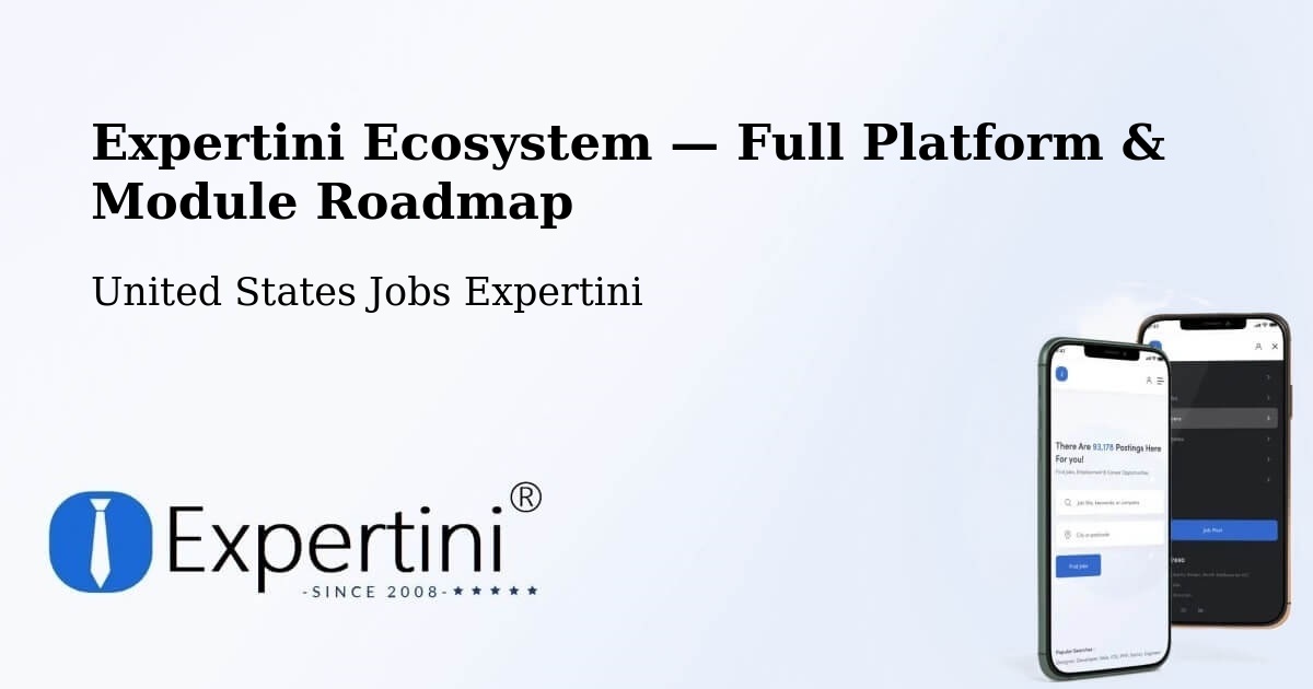 Expertini Ecosystem — Full Platform & Module Roadmap – Alpine